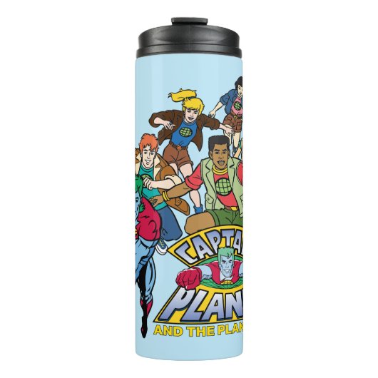 Captain Planet & the Planeteers Group Logo Graphic Thermosbeker (Voorkant)