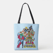 Captain Planet & the Planeteers Group Logo Graphic Tote Bag (Achterkant)