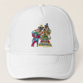 Captain Planet & the Planeteers Group Logo Graphic Trucker Pet (Voorkant)