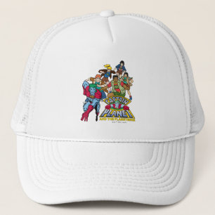 Captain Planet & the Planeteers Group Logo Graphic Trucker Pet