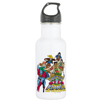 Captain Planet & the Planeteers Group Logo Graphic Waterfles