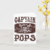 Captain Poppen Personalised Pirate Pontoon B Kaart (Gele Bloem)