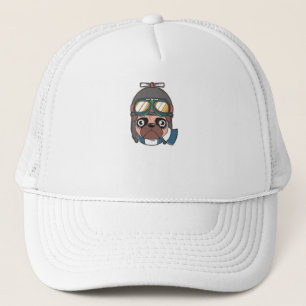 Captain Pug Trucker Pet