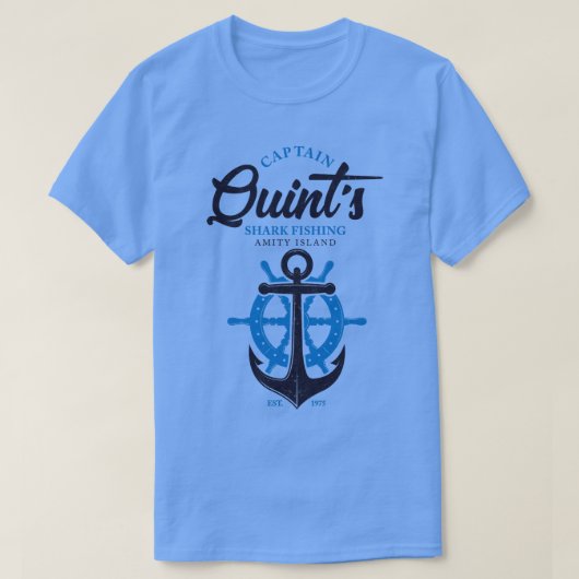 Captain Quint Vist T-shirt (Design voorkant)