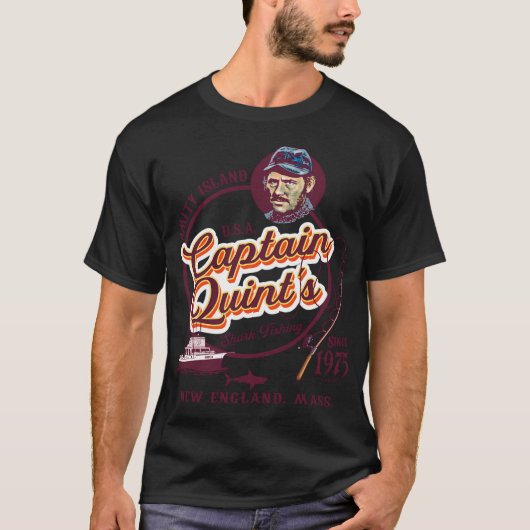 Captain Quint's Haaien Hengelen Charter (Universal T-shirt (Voorkant)
