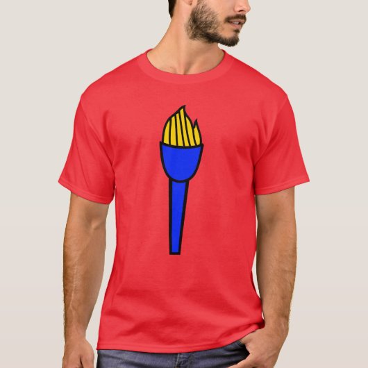 Captain Red Blazer T-shirt (Voorkant)