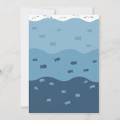 CAPTAIN SAILOR BIRTHDAY INVITATIE KAART (Achterkant)