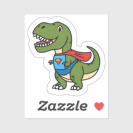 Captain Saurus Sticker