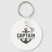 Captain Ship Boat Owner Skipper Lover Sleutelhanger (Voorkant)