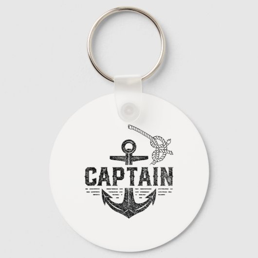 Captain Ship Boat Owner Skipper Lover Sleutelhanger (Voorkant)