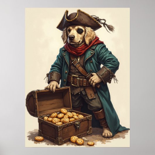 Captain Sniffbeard: Bacon Before Gold Always Poster (Voorkant)