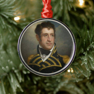 Captain Stephen Decatur Metalen Ornament