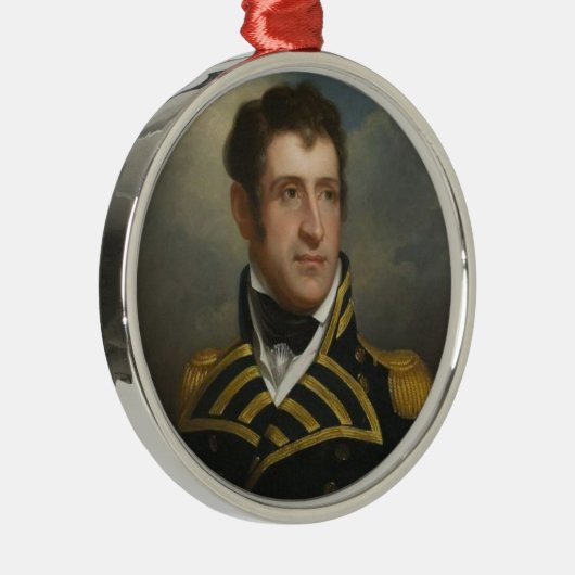 Captain Stephen Decatur Metalen Ornament (Rechts)