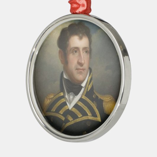 Captain Stephen Decatur Metalen Ornament (Links)