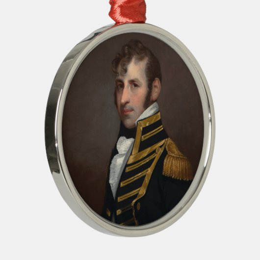 Captain Stephen Decatur Metalen Ornament (Rechts)