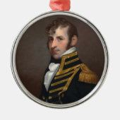 Captain Stephen Decatur Metalen Ornament (Voorkant)