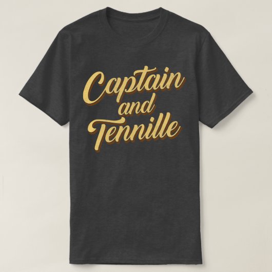 Captain Tennille Retro Design T-shirt (Design voorkant)