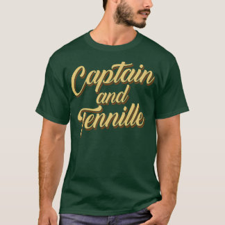 Captain Tennille Retro Design T-shirt