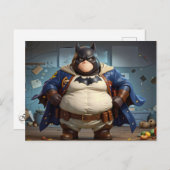 Captain Turkey Man Briefkaart (Voorkant / Achterkant)