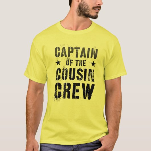 CAPTAIN VAN HET COUSIN CREW Funny Grandma G T-shirt (Voorkant)
