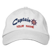 CAPTAIN Wheel Gepersonaliseerd Pet (Voorkant)