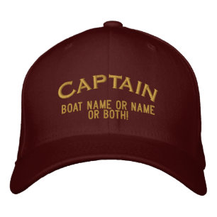 Captain Your Boat Name Jouw naam of beide! Pet