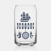 CAPTAINE BLIKVORM GLAS (Voorkant)