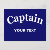 CAPTAINE -  BRIEFKAART (Voorkant)