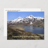 Captains Bay of Unalaska Island Briefkaart (Voorkant / Achterkant)
