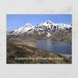 Captains Bay of Unalaska Island Briefkaart