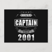 Captain's Birthday Best Captain Since 2001 Briefkaart (Voorkant)