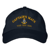 Captain's Mate Gemakkelijk Gepersonaliseerd Pet (Voorkant)