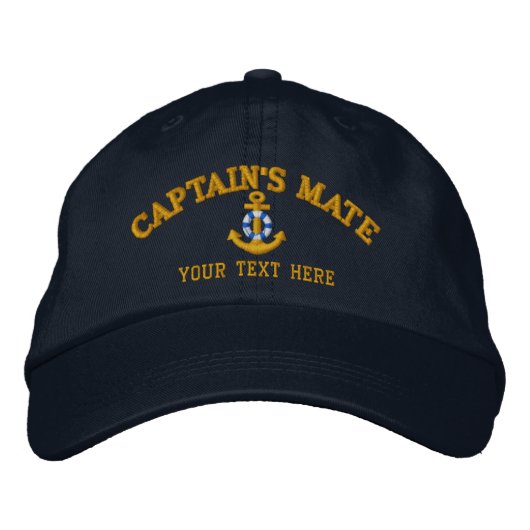 Captain's Mate Gemakkelijk Gepersonaliseerd Pet (Voorkant)