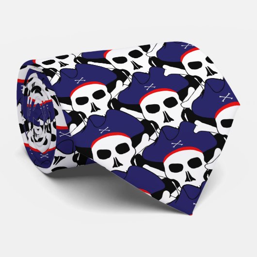 Captains of Stropdas, piratenschedel, piratenvlag Stropdas (Opgerold)