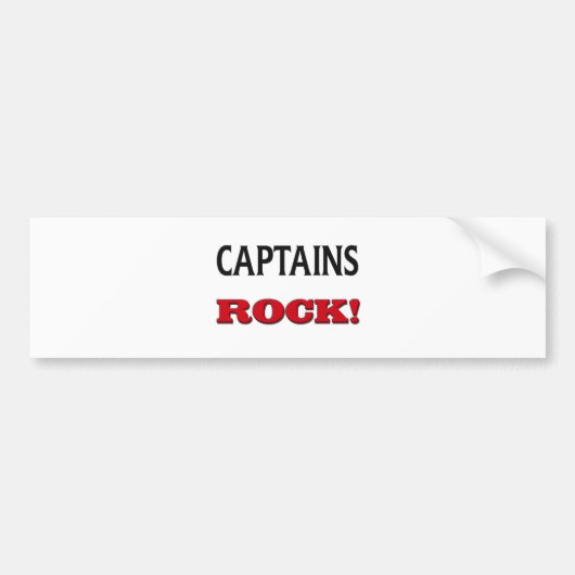 Captains Rock Bumpersticker (Voorkant)