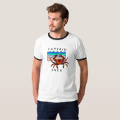 Captains T-Shirt personaliseren (Voorkant volledig)