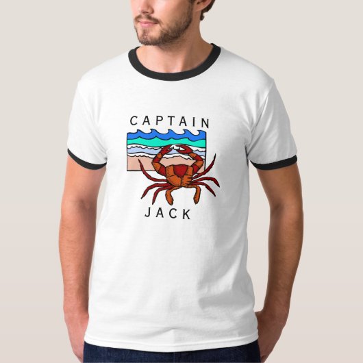 Captains T-Shirt personaliseren (Voorkant)