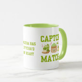 CAPTCHA DA MATCHA Fun Latte Drinker Mok (Voorkant rechts)