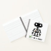 Captcha Robot – Ik ben een robot Notitieboek (Binnen)