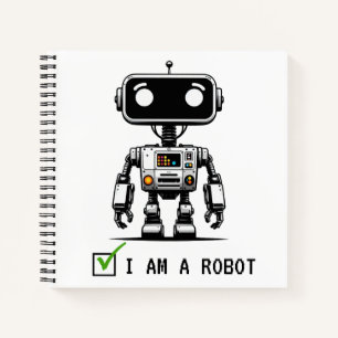 Captcha Robot – Ik ben een robot Notitieboek