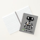 Captcha Robot – Ik ben een robot Notitieboek (Binnen)