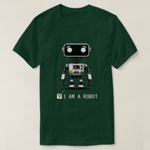Captcha Robot – Ik ben een robot T-shirt