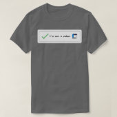 captcha robot t-shirt (Design voorkant)