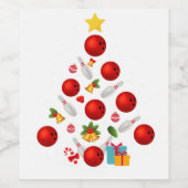 CAPTION Spint perfect feestelijk en uiterst charma Wijn Etiket (Enkel label)