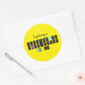 Captioning is Cool Steno Keyboard Stickers (Envelop)