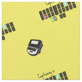 Captioning is Cool Steno-toetsenbordverbinding Stof