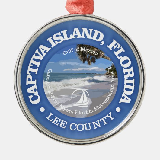 Captiva (C) Metalen Ornament (Voorkant)