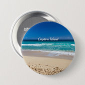 Captiva-eiland, Florida, Ronde Button 7,6 Cm (Voorkant /achterkant)