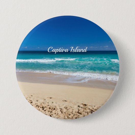 Captiva-eiland, Florida, Ronde Button 7,6 Cm (Voorkant)