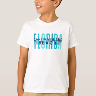 Captiva Island Beach Florida (oceaangolven) T-shirt